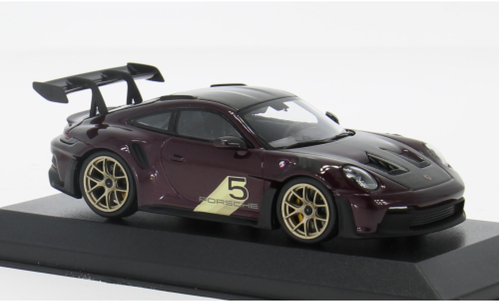 Porsche 992 GT3 R 1/43 Minichamps 911  S metallic paars 2024 1:43 modelauto