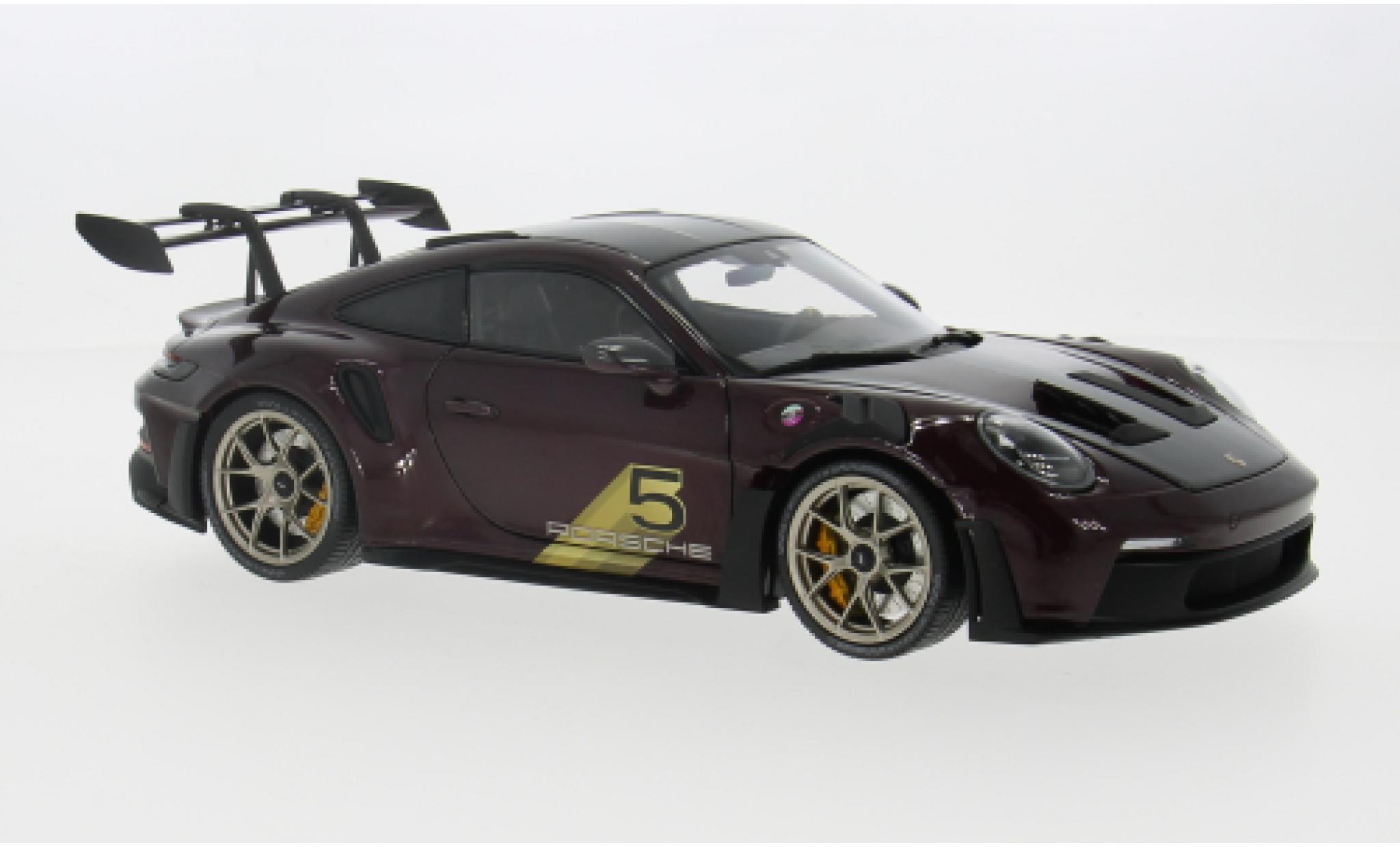 Porsche 992 GT3 R 1/18 Minichamps 911  S paars 2024 1:18 modelauto