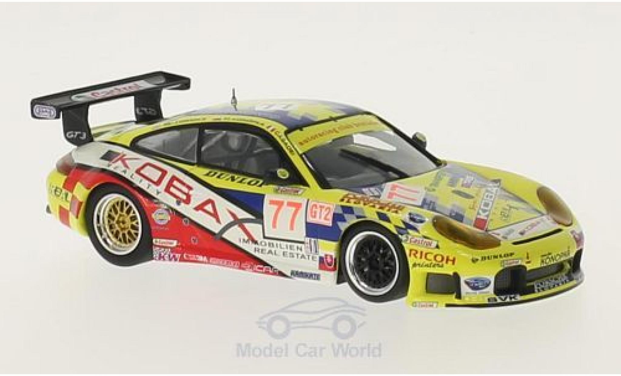 Porsche 997 GT3 RS 1/43 Minichamps 911 (996) GT3 RS No.77 Autoracing Club Bratislava Kobax 2007 M.Konopka/B.McCormick/M.Casadei ohne Vitrine modelauto