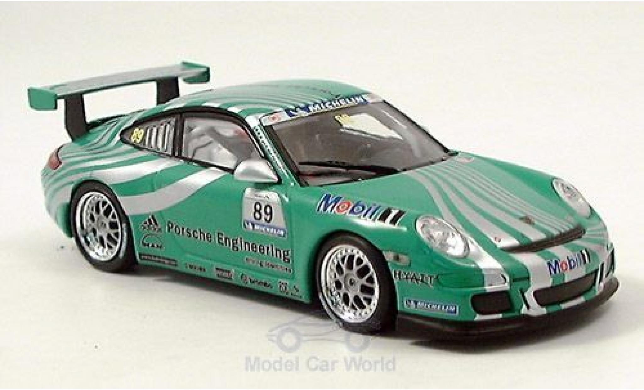 Porsche 997 GT3 1/43 Minichamps 911 () GT3 groen No.89 RAC modelauto
