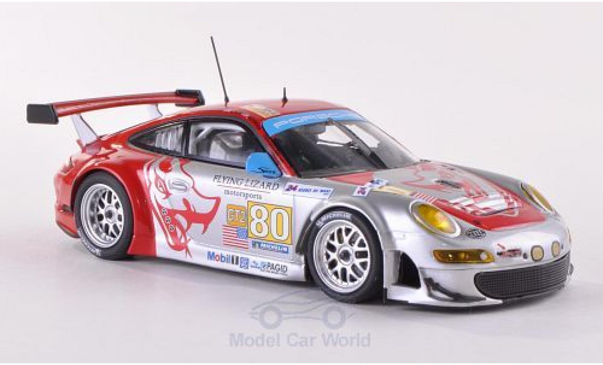 Porsche 997 GT3 RSR 1/43 Minichamps 911 () GT3 RSR No.80 Flying Lizard Motorsports Le Mans 24h Le Mans 2009 J.Bergmeister/S.Neiman/D.Law modelauto