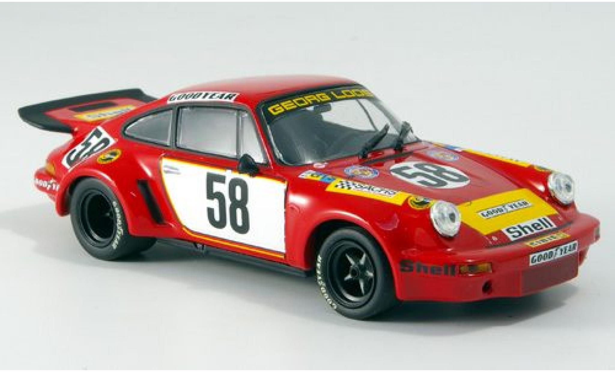 Porsche 930 RSR 1/43 Minichamps 911 Carrera RSR 3.0 No.58 Gelo Racing Team 24h Le Mans 1975 J.Fitzpatrick/G.van Lennep/M.Schurti sans Vitrine modelauto