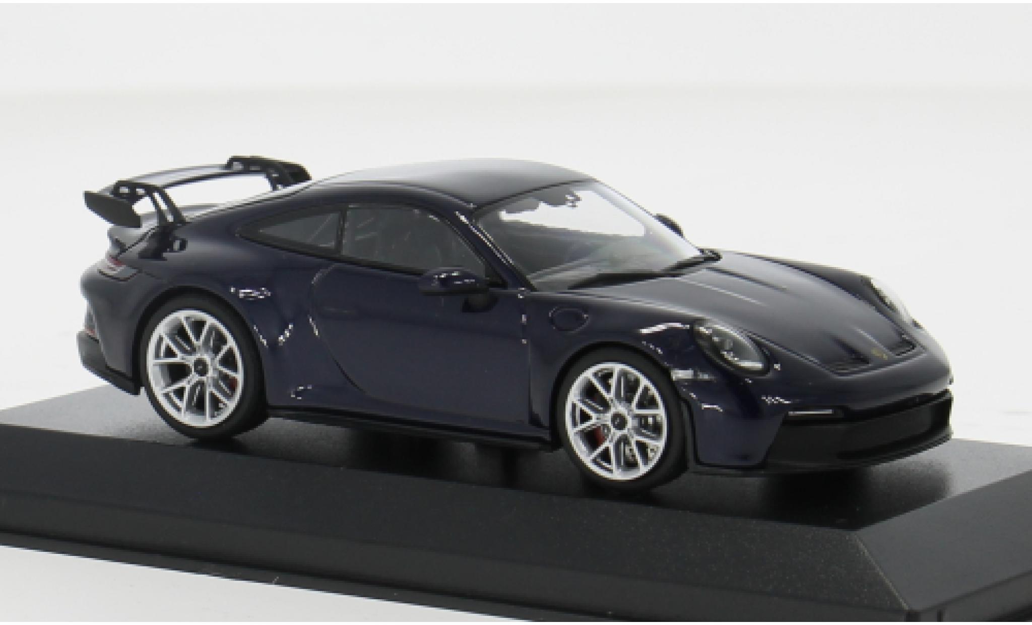 Porsche 911 1/43 Minichamps GT3 blauw 2021 1:43 modelauto