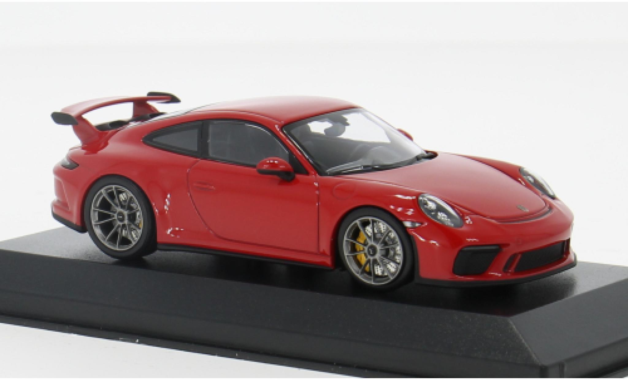 Porsche 991 GT3 1/43 Minichamps 911 rood 2017 1:43 modelauto
