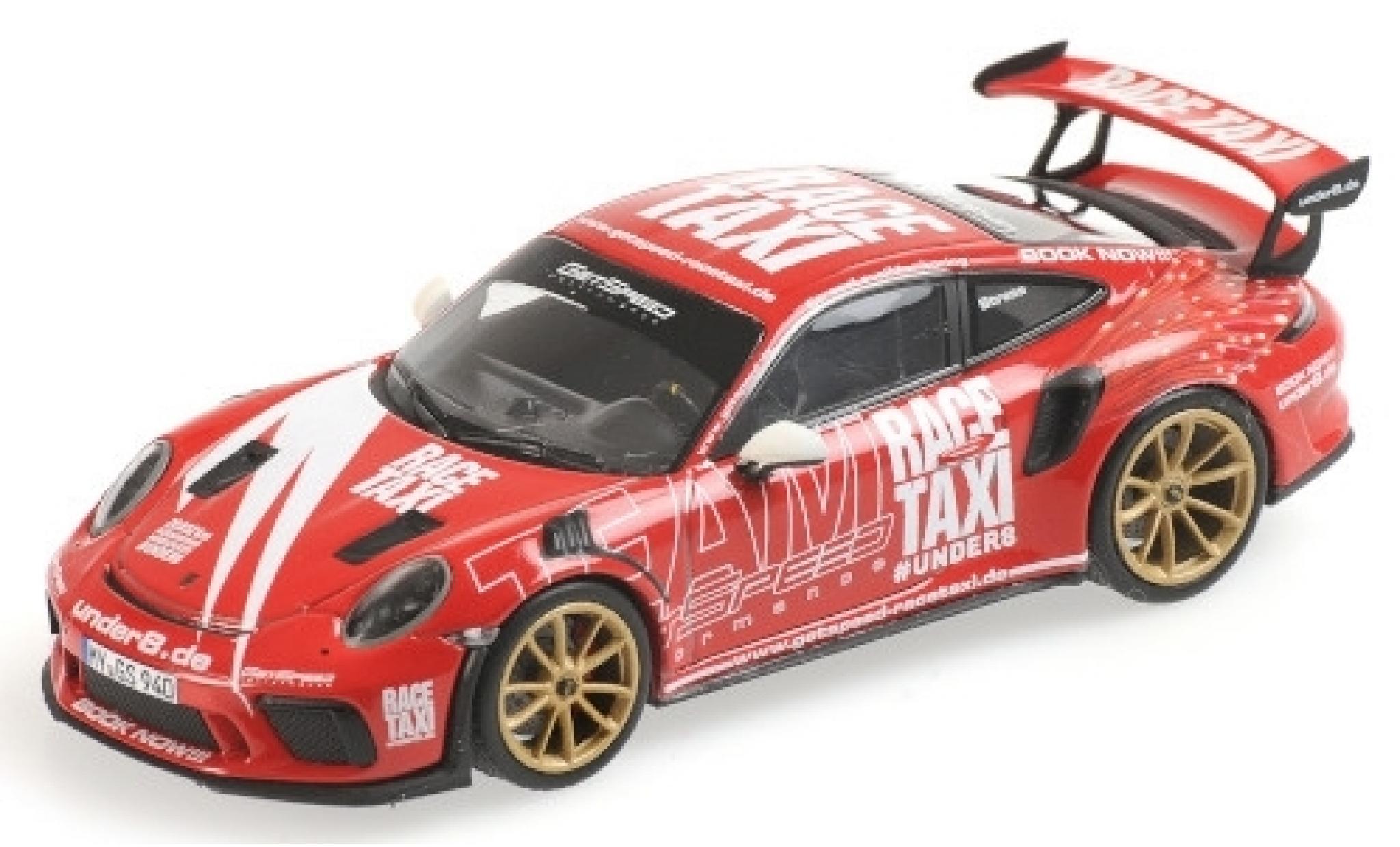 Porsche 992 GT3 R 1/43 Minichamps 911 GT3 RS (991.2) GetSpeed Performance Race Taxi N&uuml;rburgring 2019 modelauto