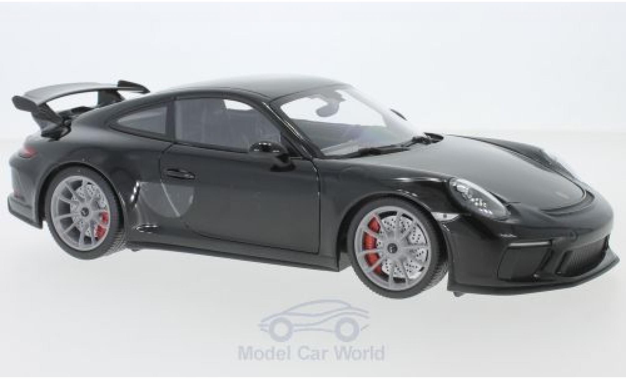 Porsche 991 GT3 1/18 Minichamps 911 GT3 zwart 2017 modelauto