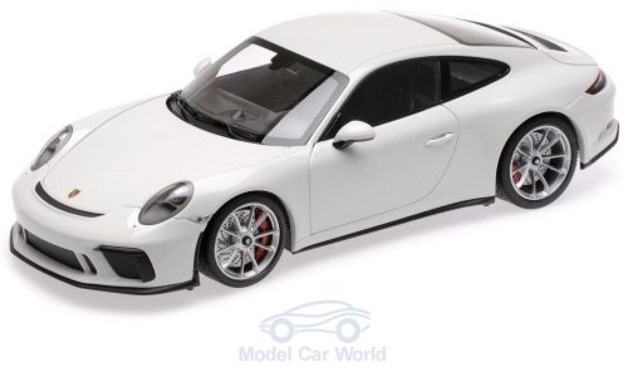Porsche 991 GT3 1/18 Minichamps 911 GT3 Touring wit 2018 modelauto