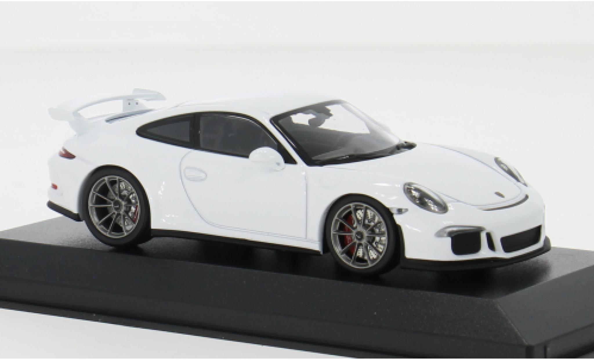 Porsche 991 GT3 1/43 Minichamps 911 wit 2012 1:43 modelauto