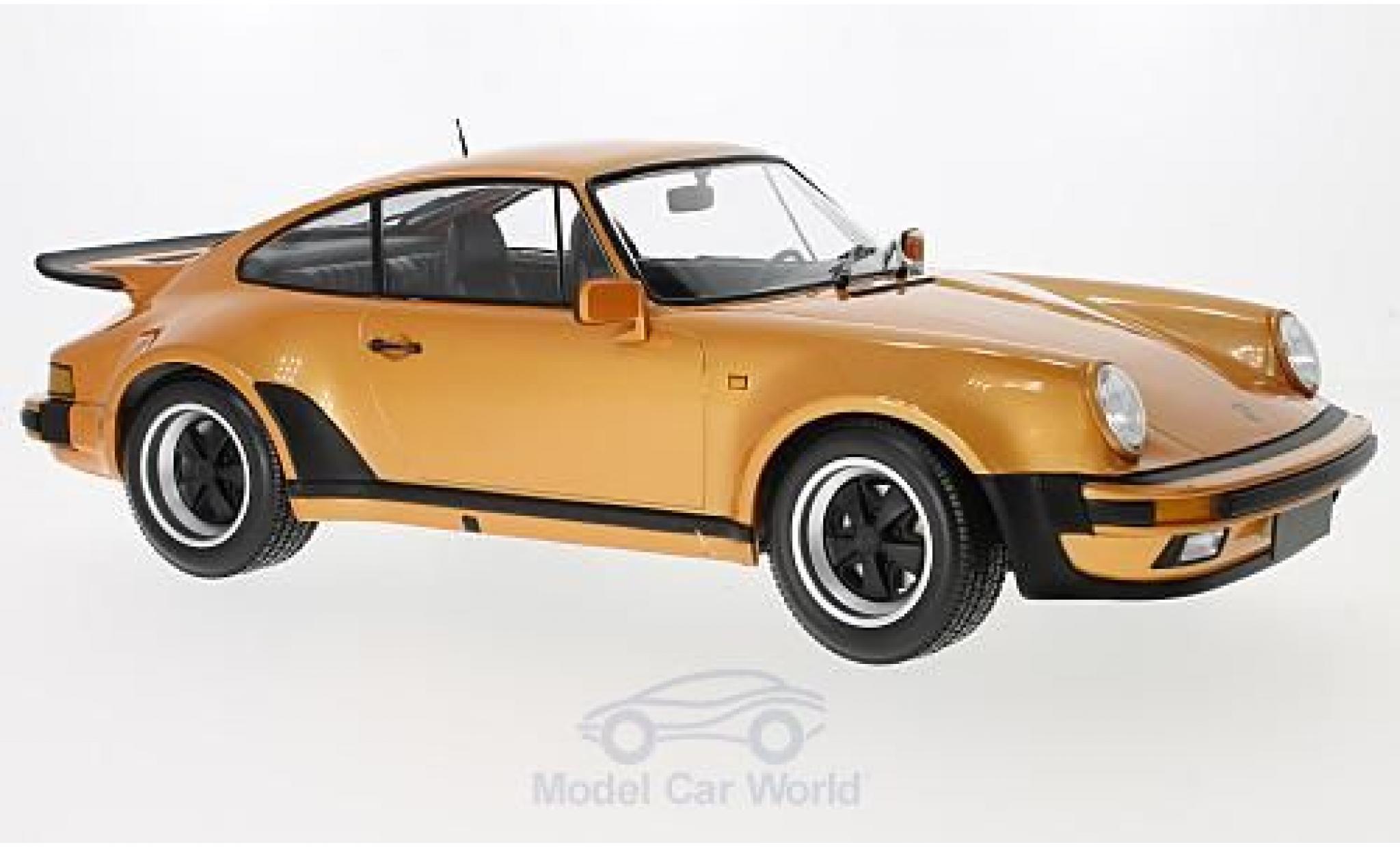 Porsche 930 Turbo 1/12 Minichamps 911 Turbo metallic oranje 1977 modelauto