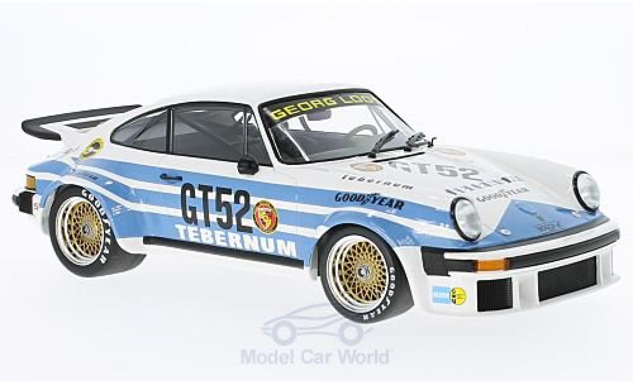 Porsche 934 1976 1/18 Minichamps No.52 Tebernum Racing Team 300 Km N&uuml;rburgring 1976 T.Schenken modelauto