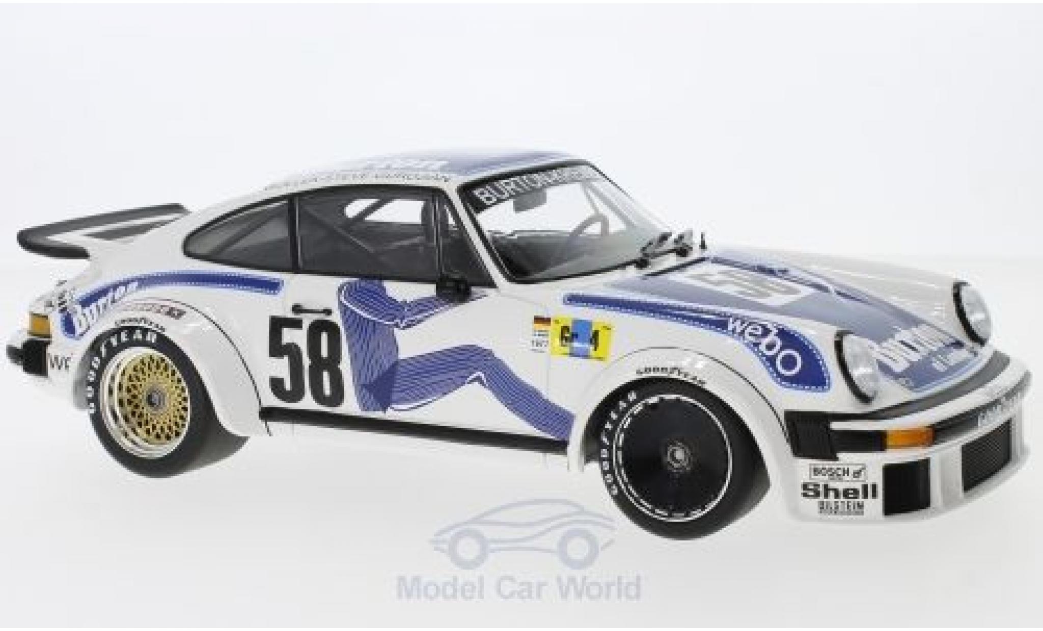Porsche 934 1977 1/18 Minichamps No.58 Kremer Racing 24h Le Mans 1977 B.Wollek/Steve/P.Gurdjian modelauto