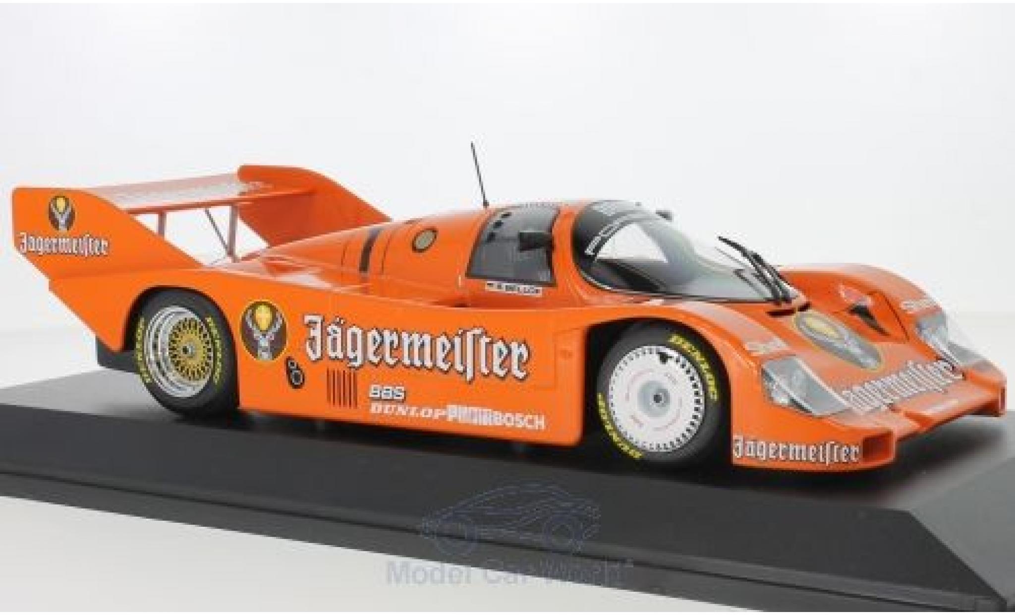 Porsche 956 1984 1/18 Minichamps K No.1 Brun J&auml;germeister 200 Meilen Norisring 1984 S.Bellof modelauto