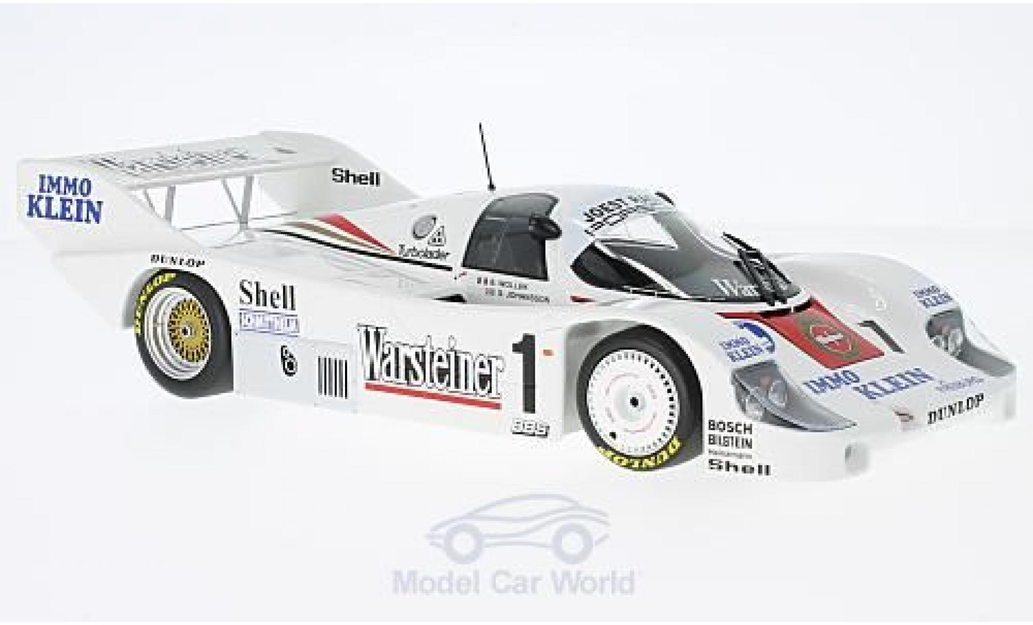 Porsche 956 1986 1/18 Minichamps K No.1 Joest Racing Warsteiner DRM Zolder 1986 B.Wollek modelauto