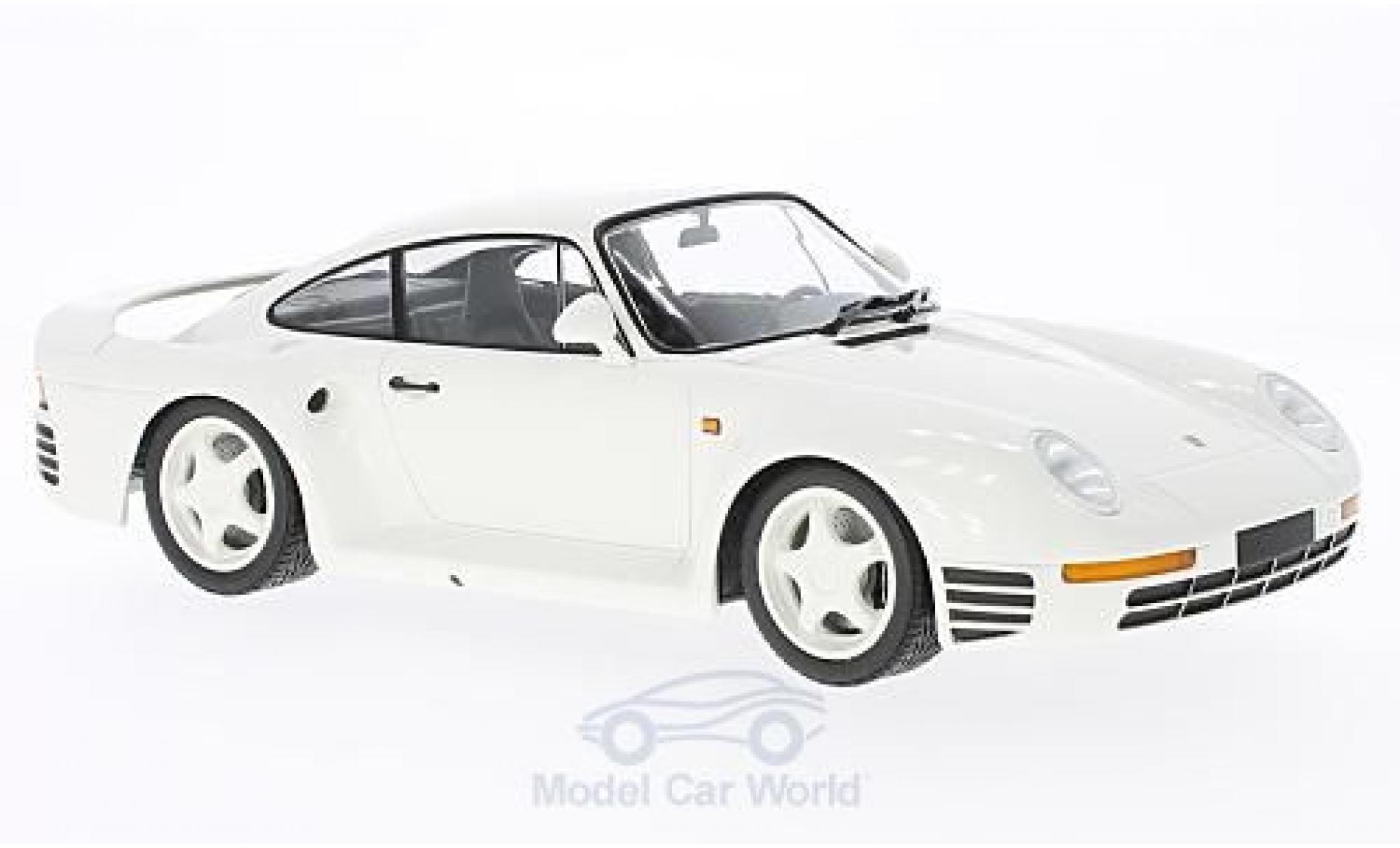 Porsche 959 1987 1/18 Minichamps wit 1987 modelauto