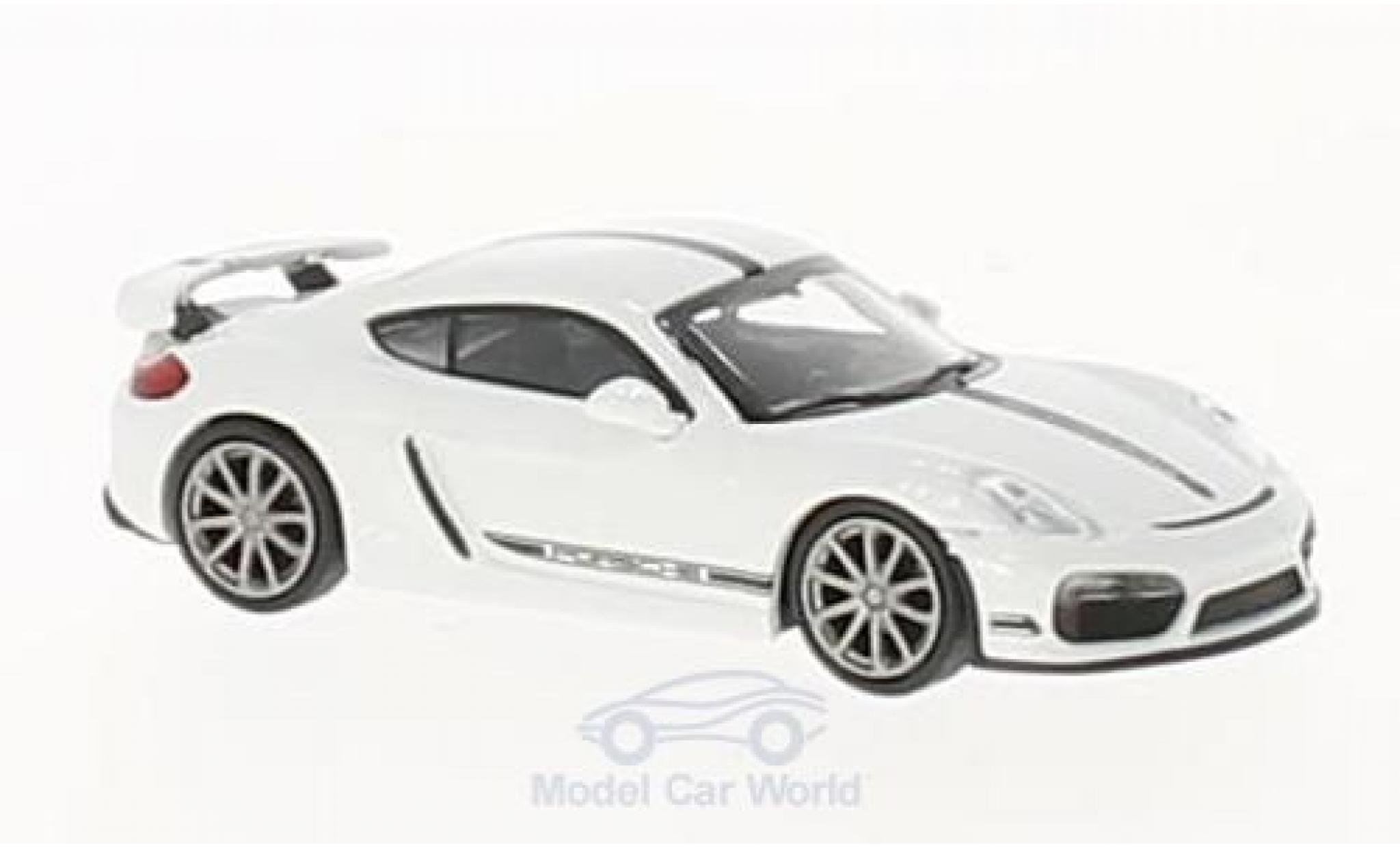 Porsche Cayman GT4 1/87 Minichamps GT4 wit 2016 modelauto