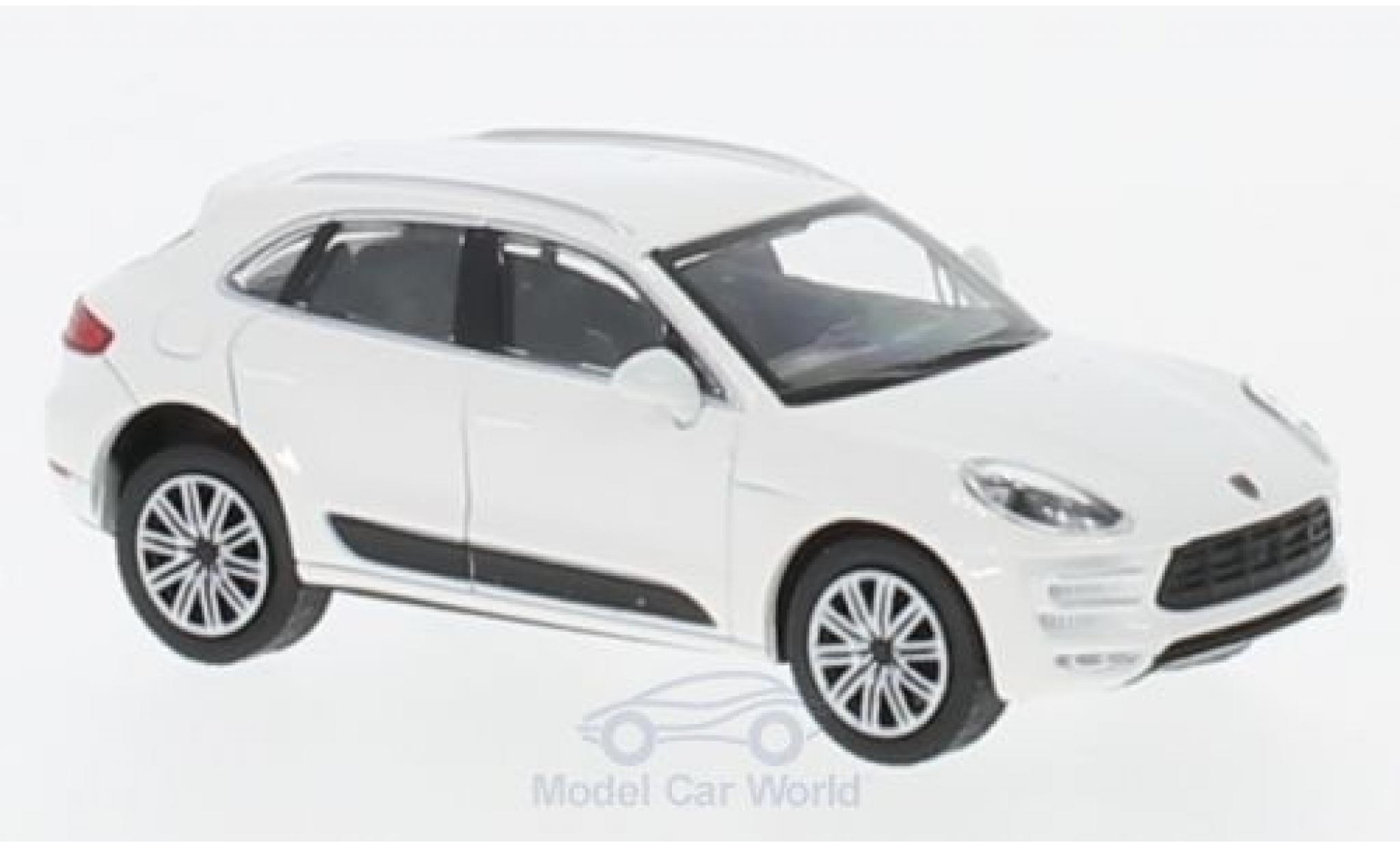Porsche Macan Turbo 1/87 Minichamps Turbo wit 2013 modelauto