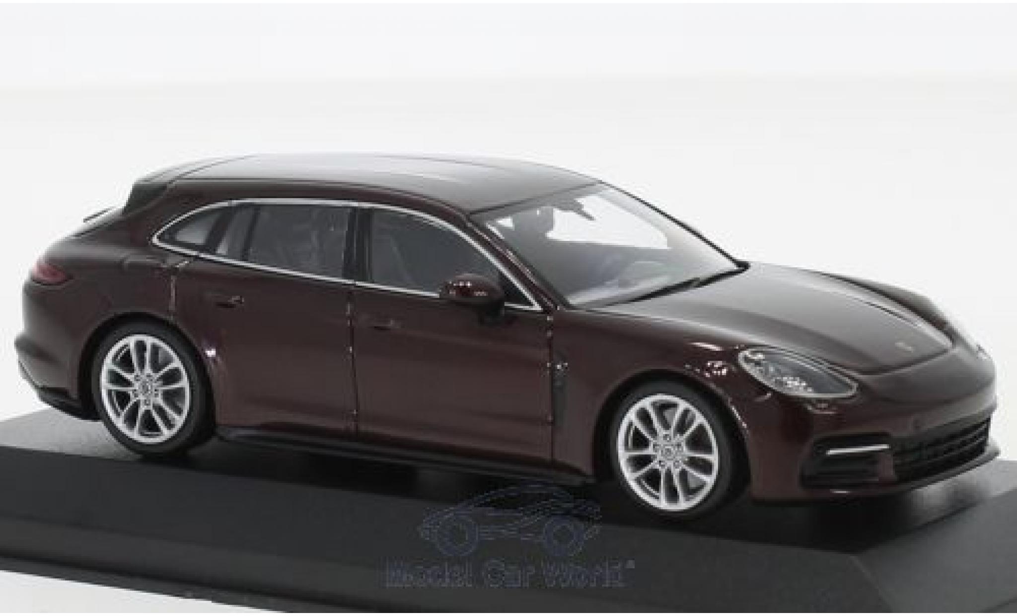 Porsche Panamera Sport Turismo 1/43 Minichamps Sport Turismo 4S metallic rood 2017 modelauto