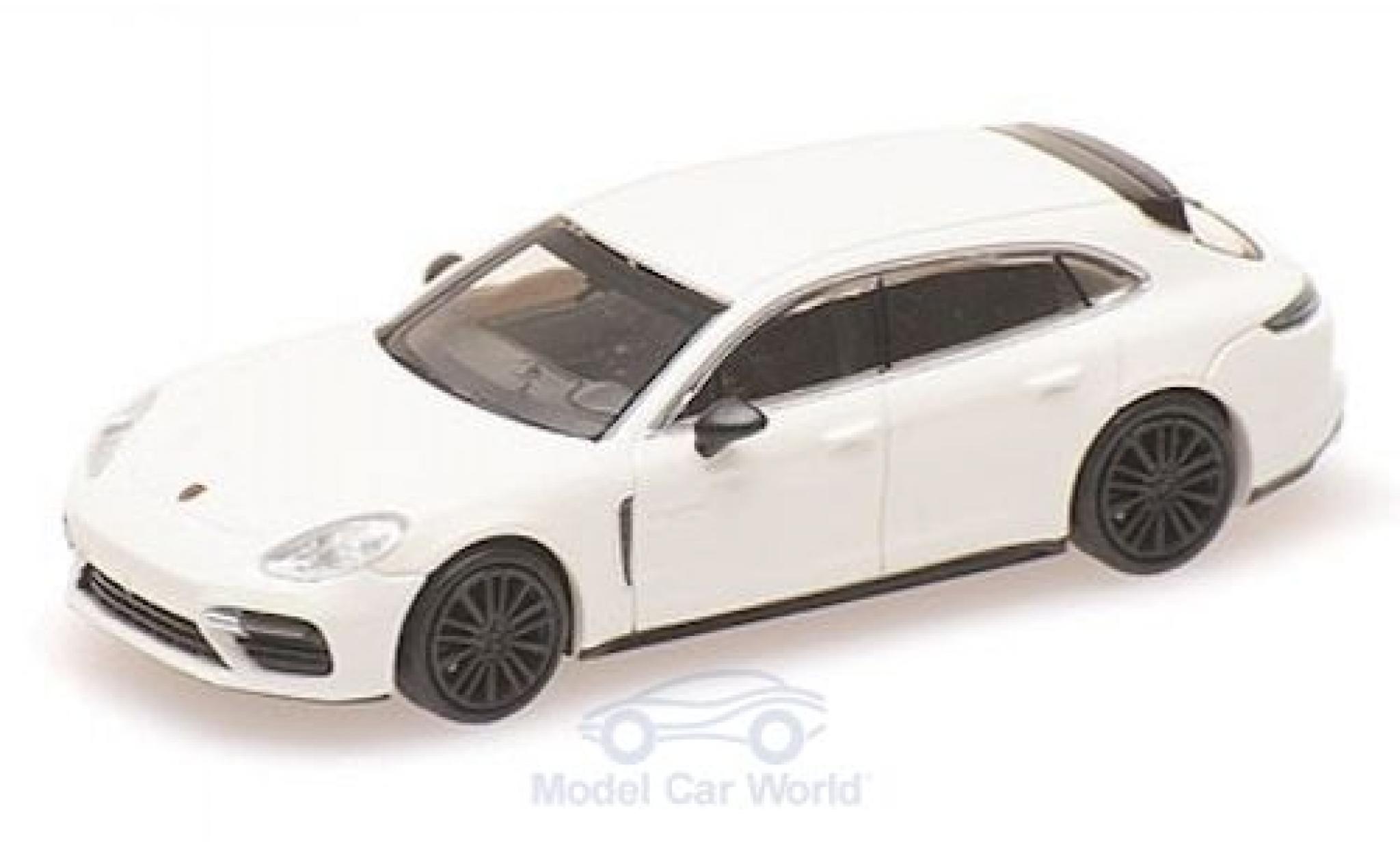 Porsche Panamera e-hybrid 1/87 Minichamps Turbo S E-Hybrid Sport Turismo wit 2017 modelauto