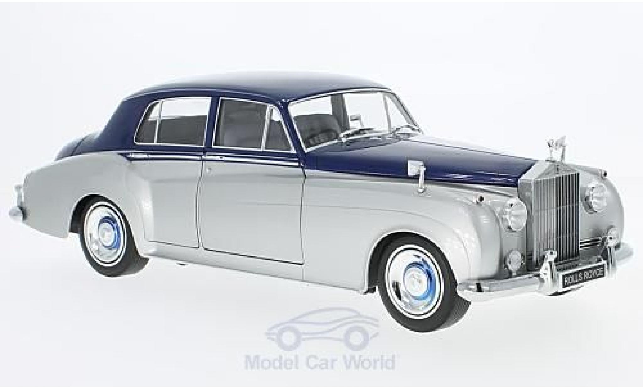 Rolls Royce Silver Cloud 1/18 Minichamps II grijs/blauw RHD 1960 modelauto
