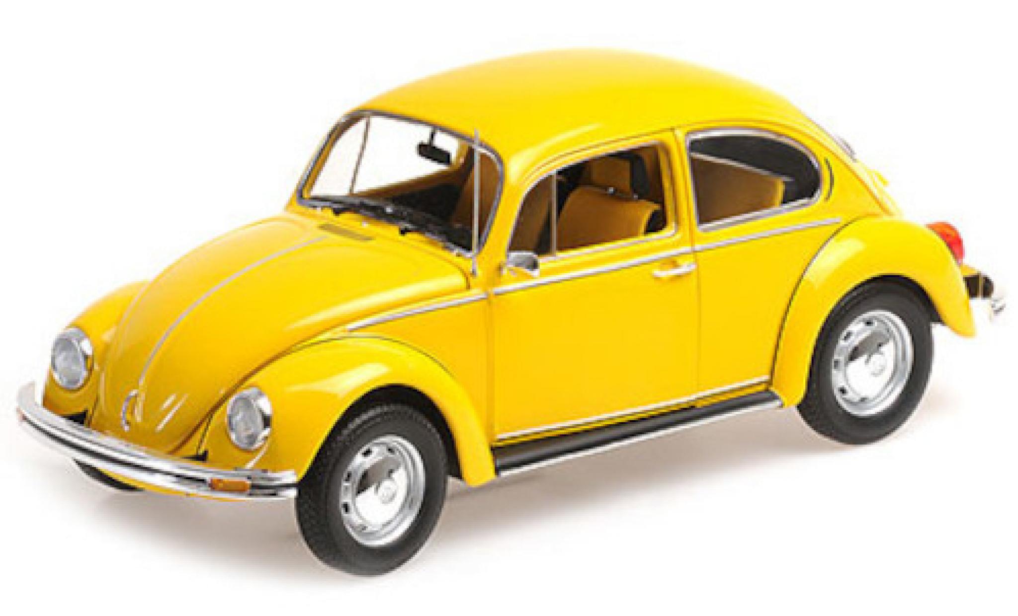 Volkswagen 1200 1/18 Minichamps geel 1983 modelauto
