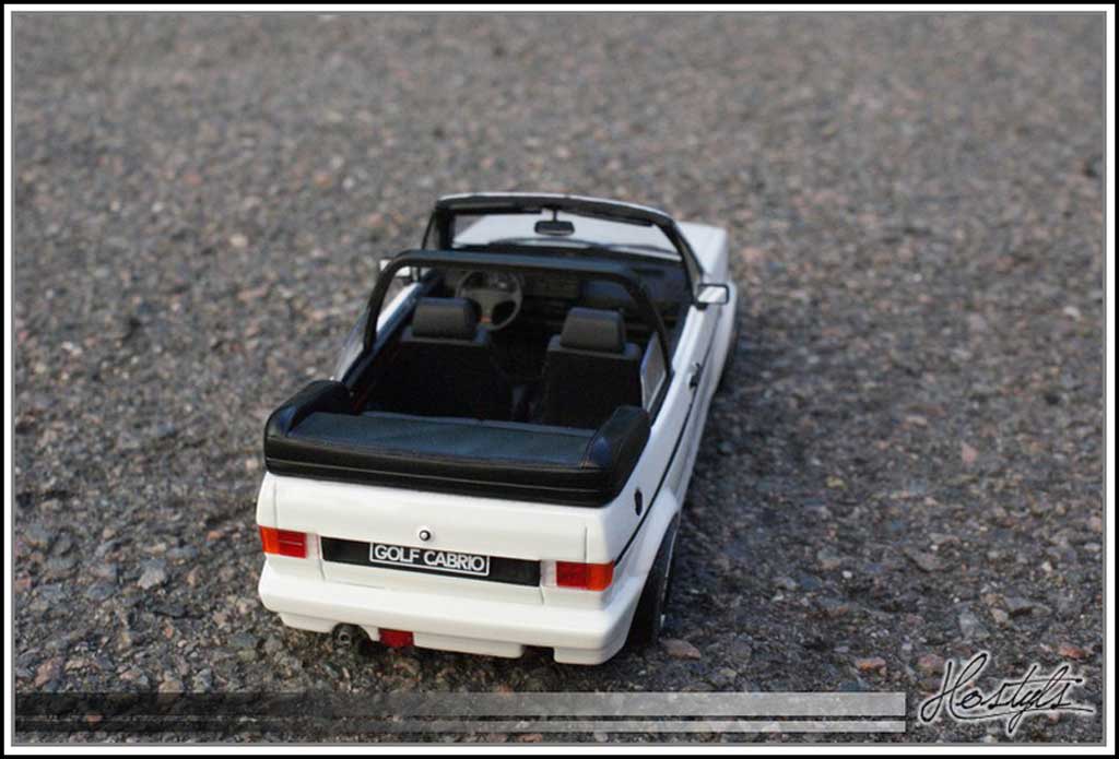 Volkswagen Golf Cabriolet wit Schmidt Edition 1/18 Ottomobile