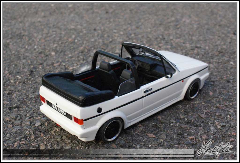 Volkswagen Golf Cabriolet wit Schmidt Edition 1/18 Ottomobile