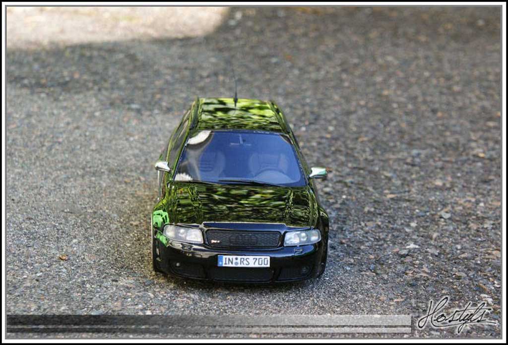 Audi RS4 avant B5 zwart Edition By MRC 1/18 Ottomobile