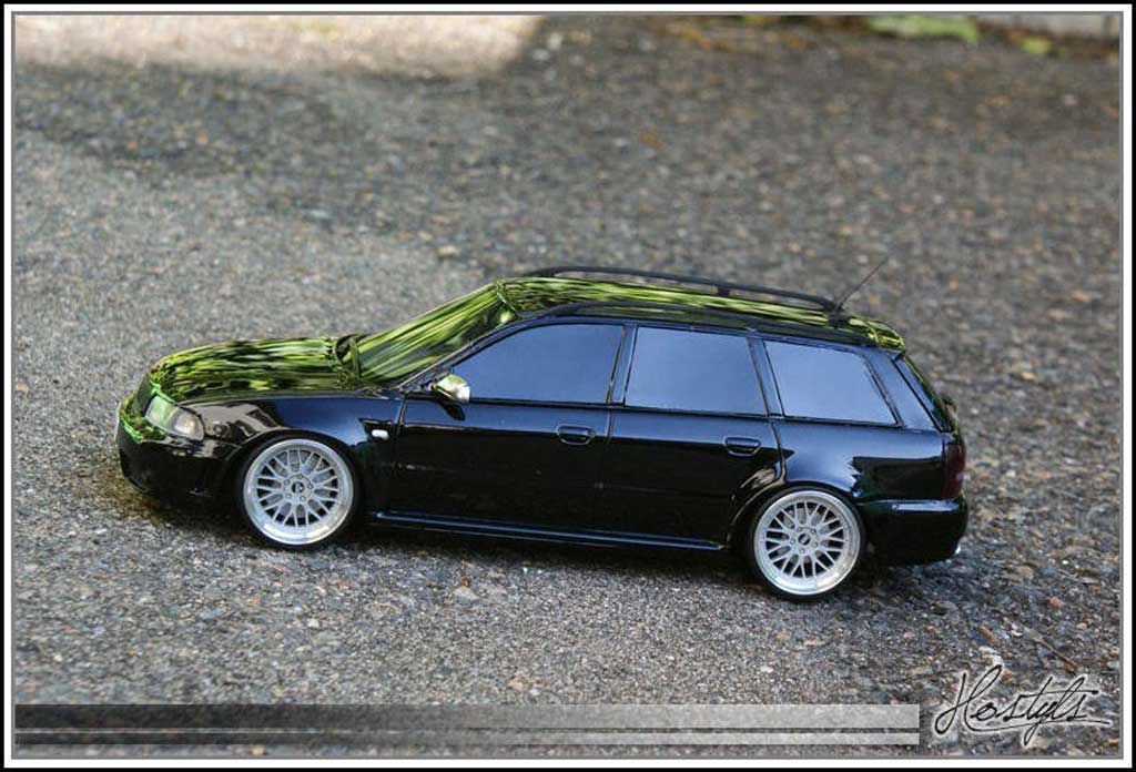 Audi RS4 avant B5 zwart Edition By MRC 1/18 Ottomobile