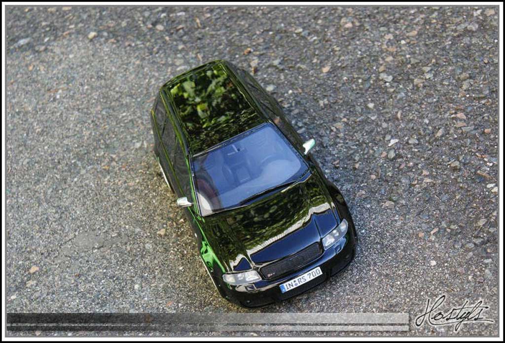 Audi RS4 avant B5 zwart Edition By MRC 1/18 Ottomobile