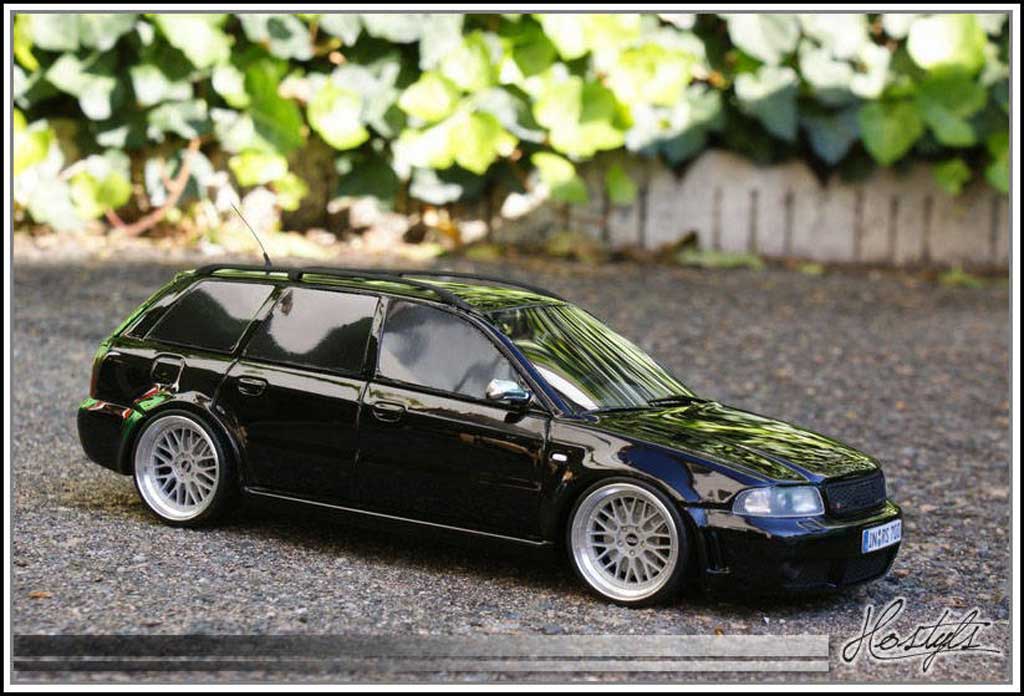 Audi RS4 avant B5 zwart Edition By MRC 1/18 Ottomobile