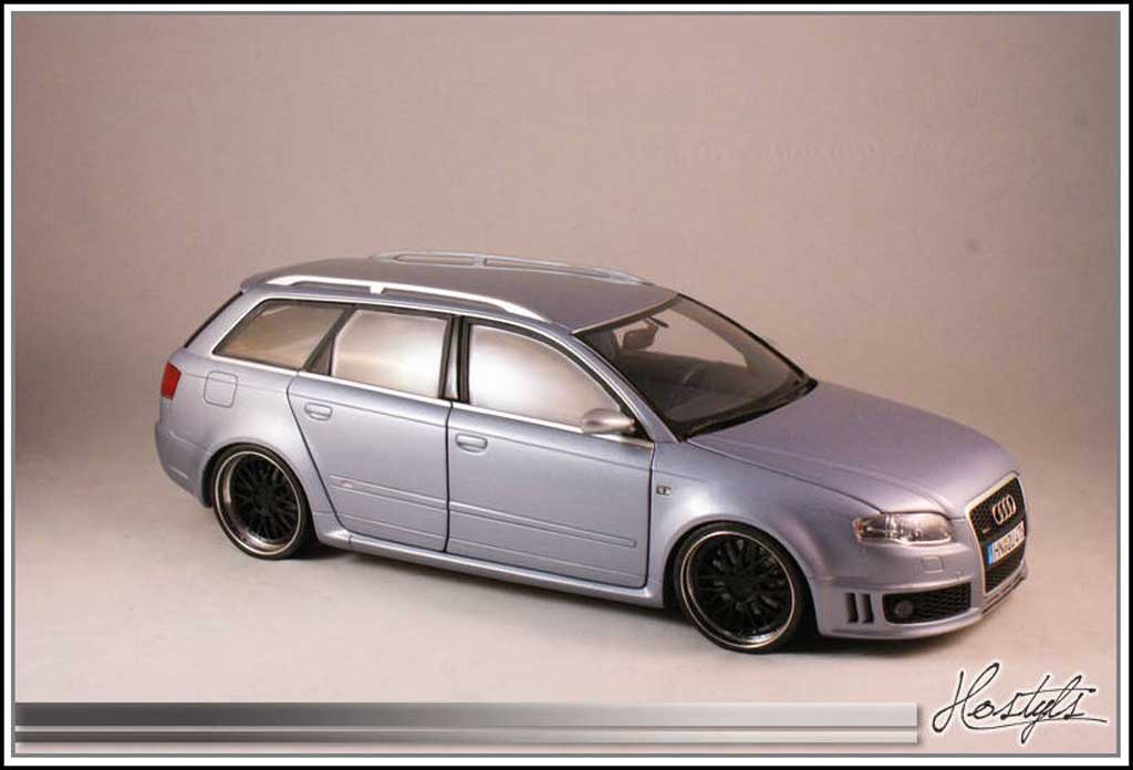 Audi RS4 berline B7 on BBS 1/18 Kyosho