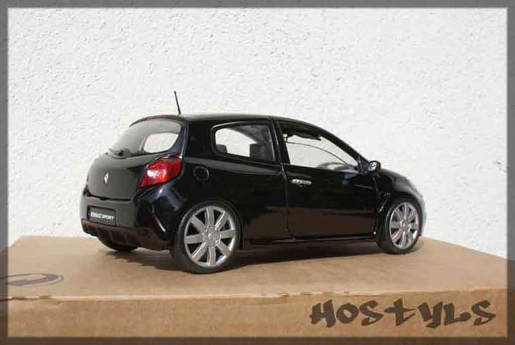 Renault Clio 3 RS zwart preparee tuning 1/18 Solido