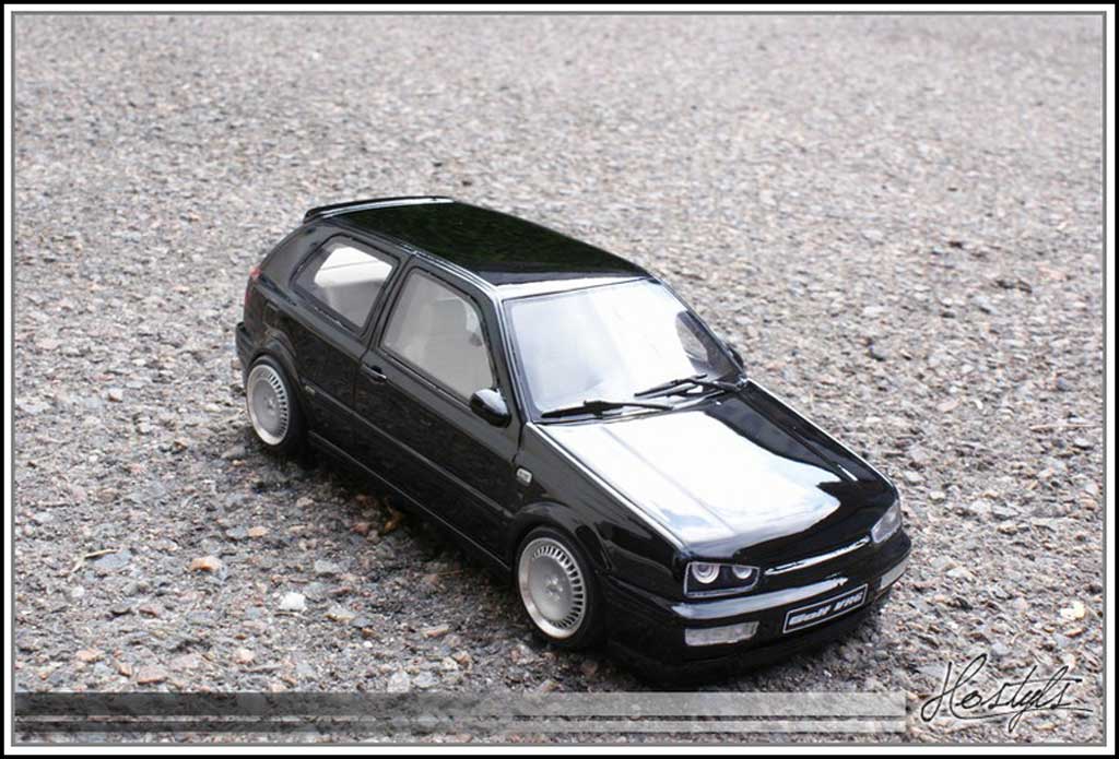 Volkswagen Golf VR6 zwart jantes schmidt 1/18 Ottomobile
