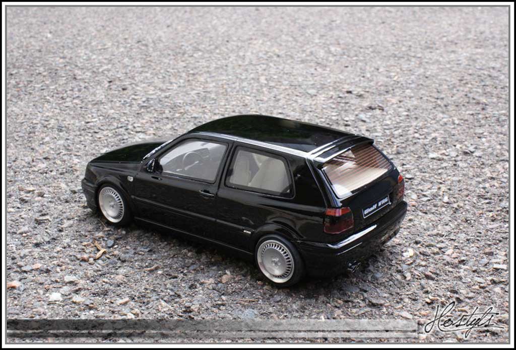 Volkswagen Golf VR6 zwart jantes schmidt 1/18 Ottomobile