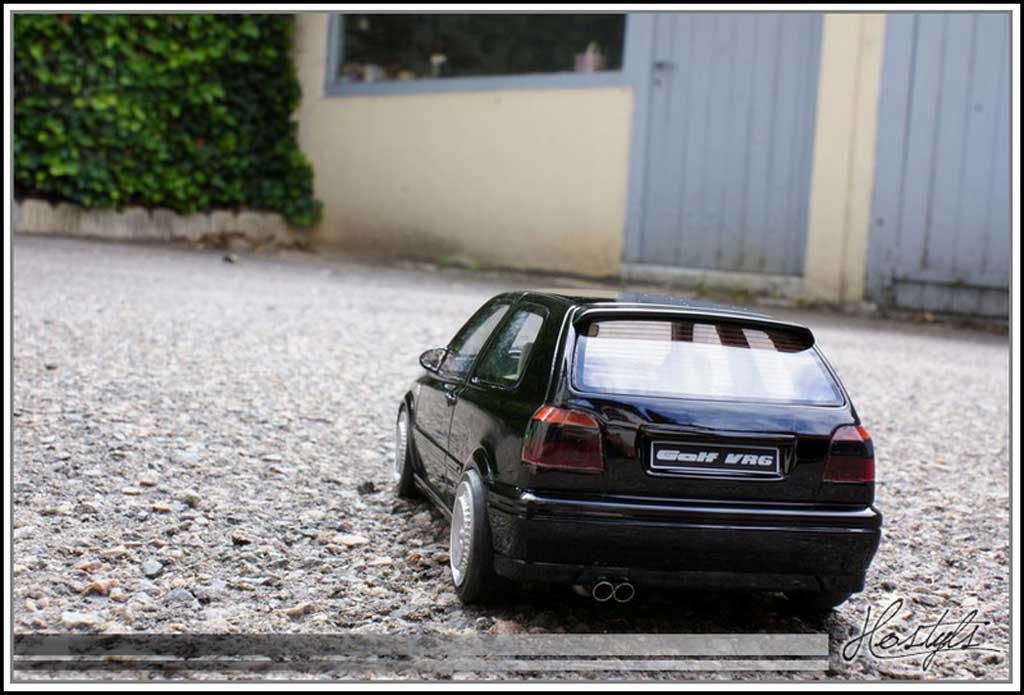 Volkswagen Golf VR6 zwart jantes schmidt 1/18 Ottomobile