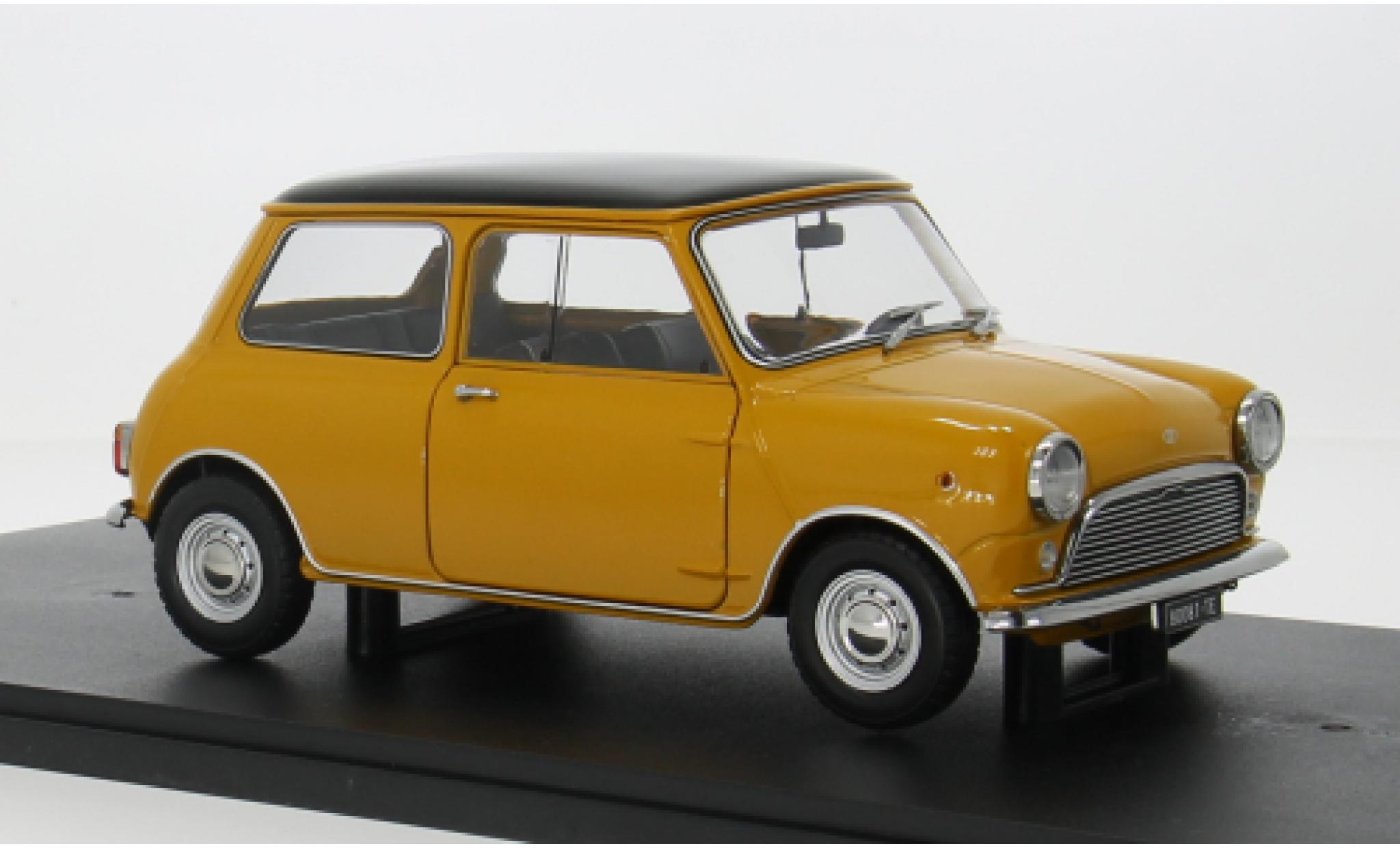 Mini Cooper 1/18 Mitica Bmw MkI geel/zwart 1966 1:18 modelauto