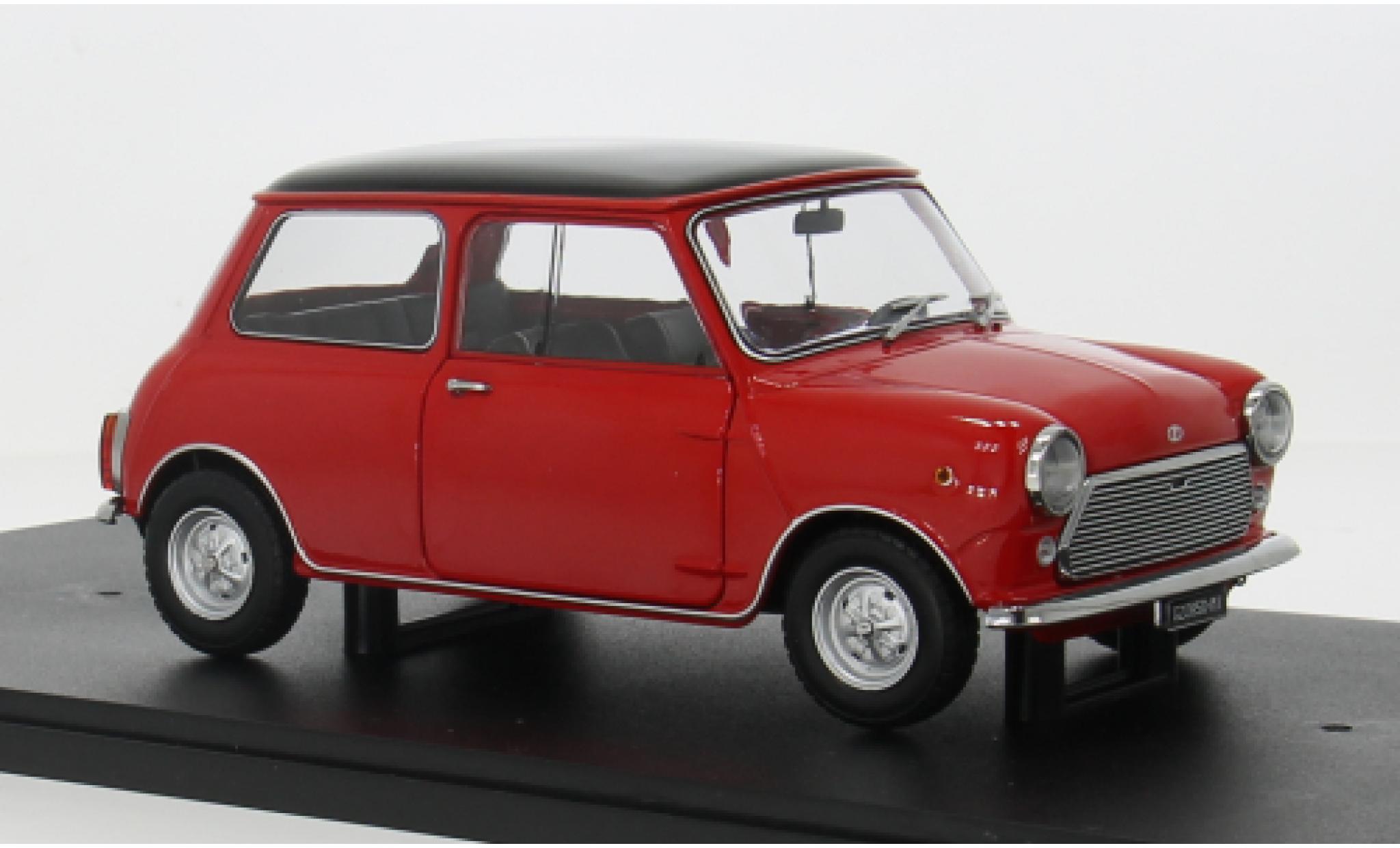 Mini Cooper 1/18 Mitica Bmw MkI rood/zwart 1966 1:18 modelauto