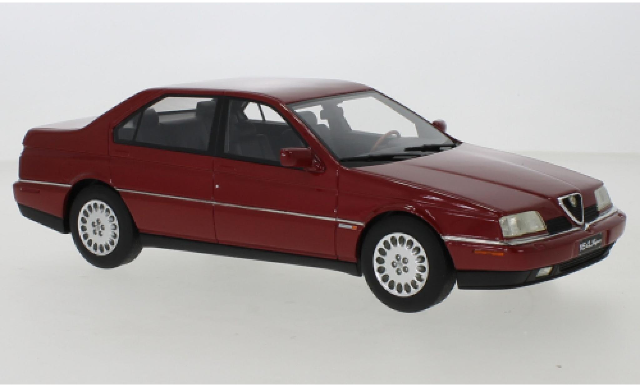 Alfa Romeo 164 1/18 Mitica Super 3.0 V6 24V metallic rood fonc&eacute; 1992 modelauto