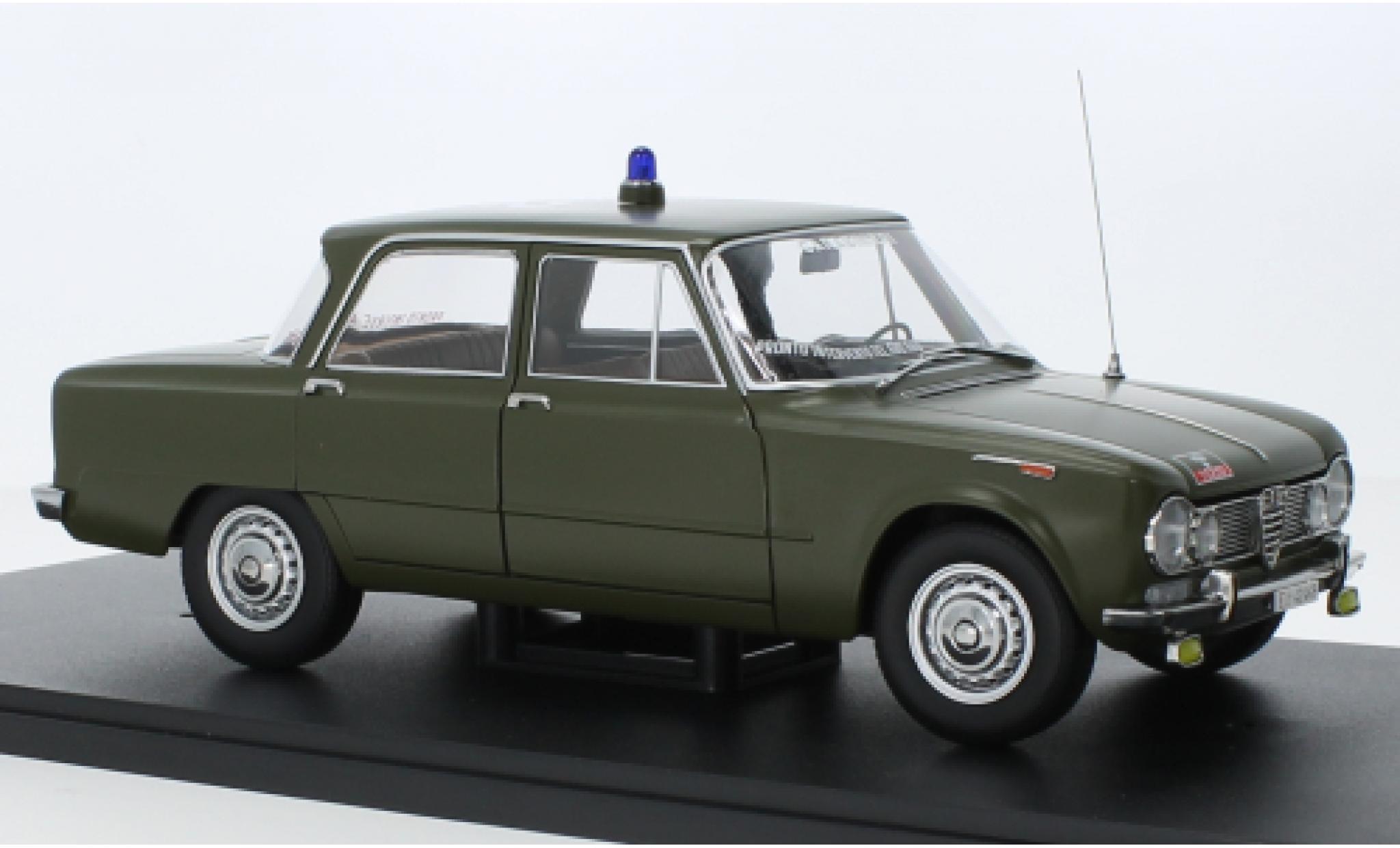 Alfa Romeo Giulia 1/18 Mitica 1.6 Ti Carabinieri roma 1963 modelauto