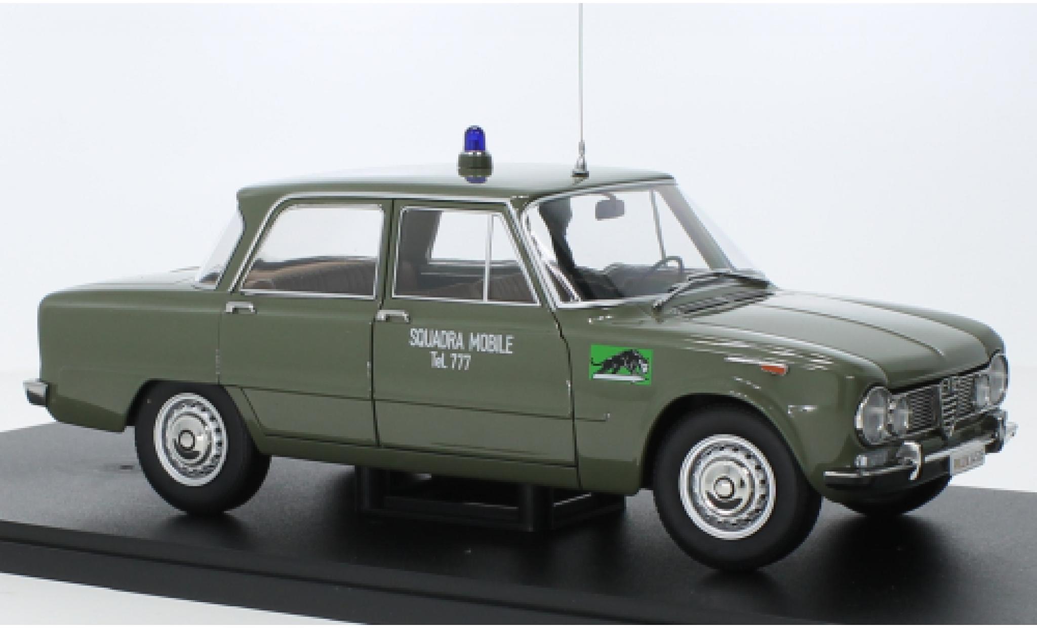 Alfa Romeo Giulia 1/18 Mitica 1.6 Ti Polizia Milano 1963 modelauto