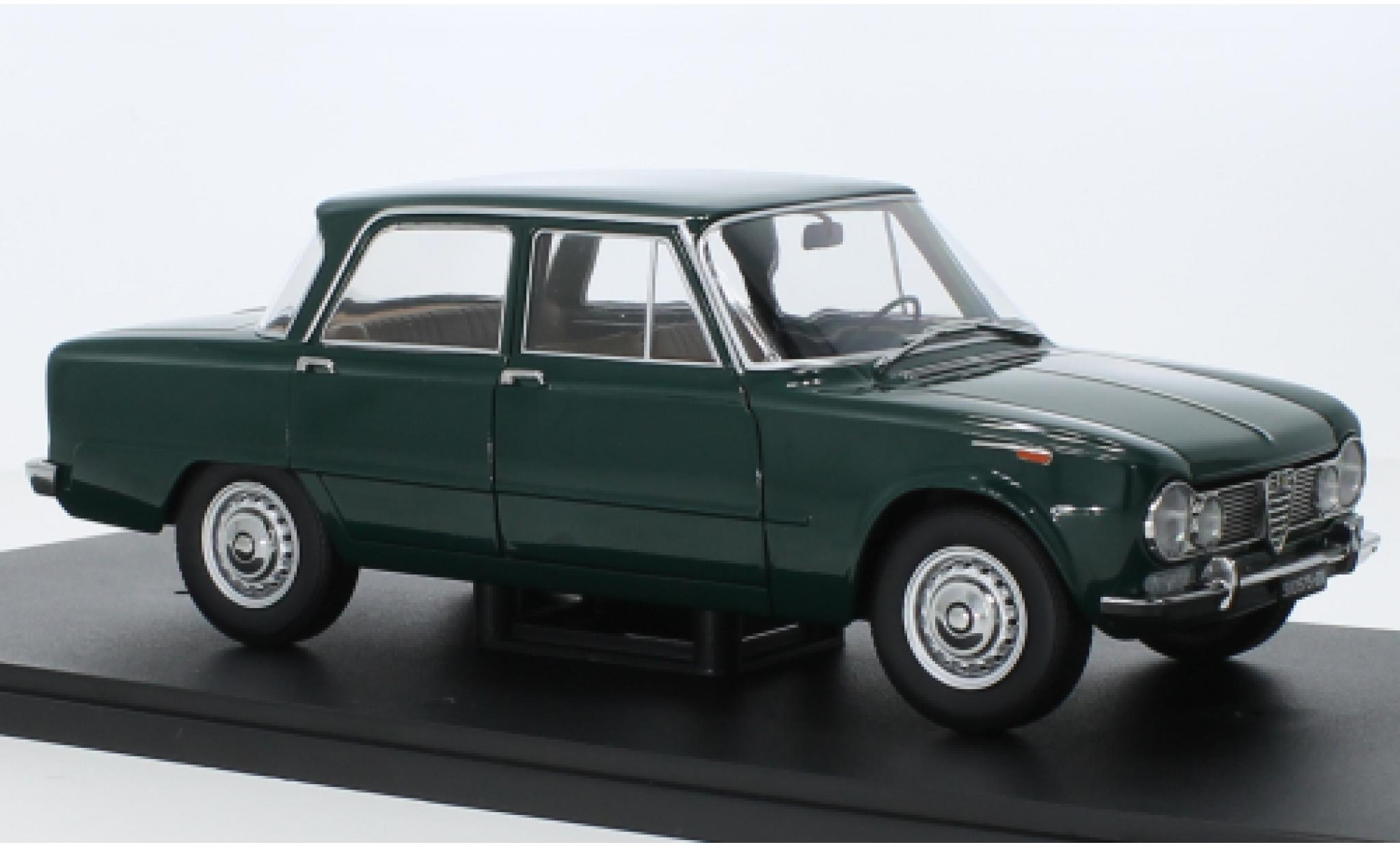 Alfa Romeo Giulia 1/18 Mitica 1.6 Ti groen fonc&eacute; 1962 modelauto