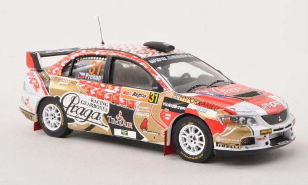 Mitsubishi Lancer 1/43 IXO Evo IX No.31 P-WRC Rally Australien 2009 /J.Tomanek modelauto