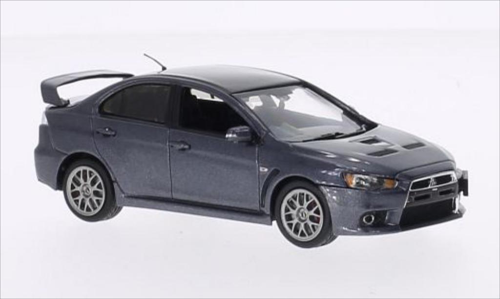 Mitsubishi Lancer 1/43 Vitesse Evo X Final Edition metallic grijs RHD modelauto