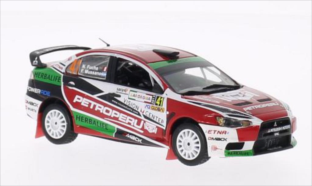 Mitsubishi Lancer 1/43 Vitesse Evo X Petroperu Rally Italia Sardegna No.41 2013 /F.Mussano modelauto