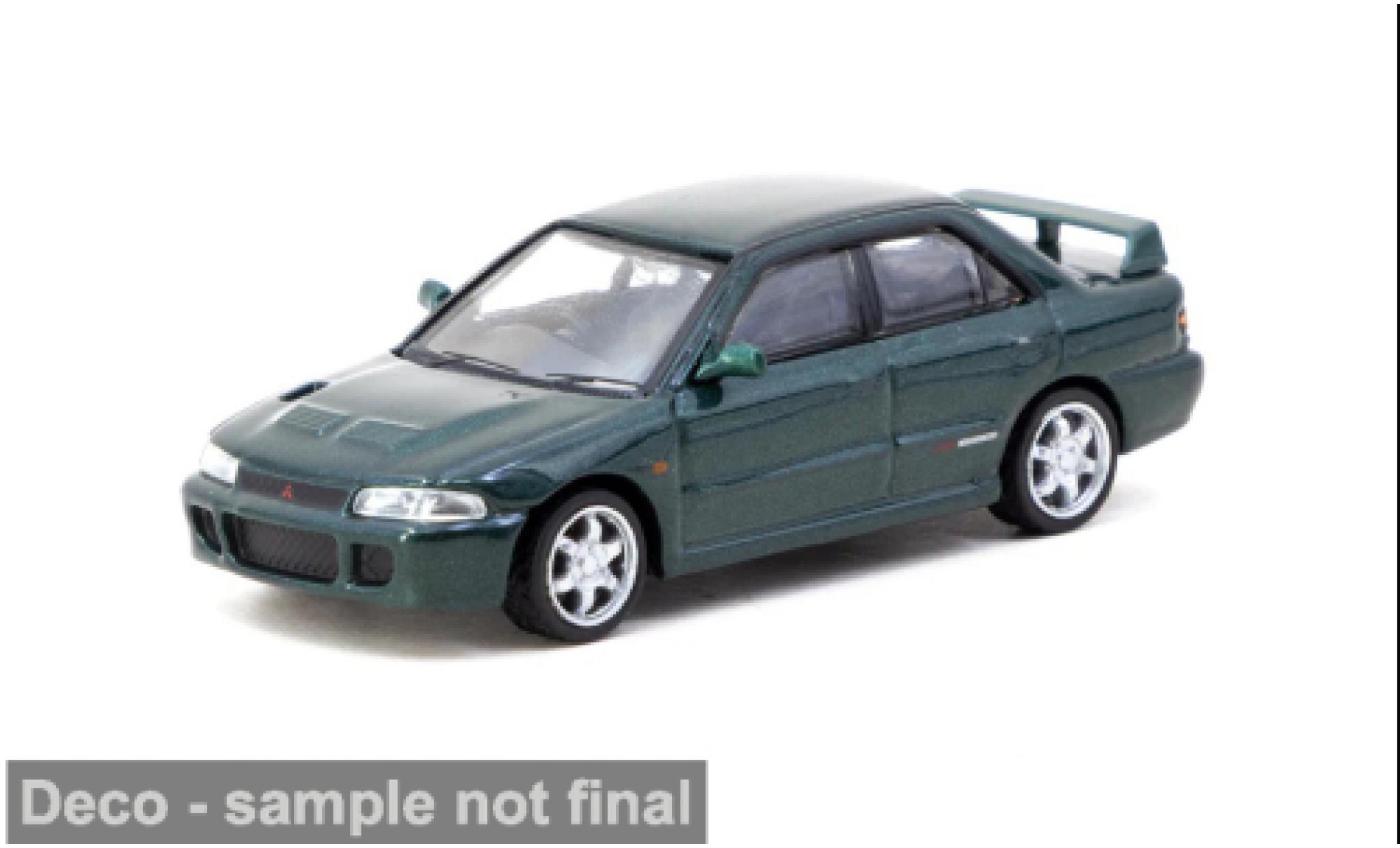 Mitsubishi Lancer 1/64 Tarmac Works GSR Evolution groen 1:64 modelauto