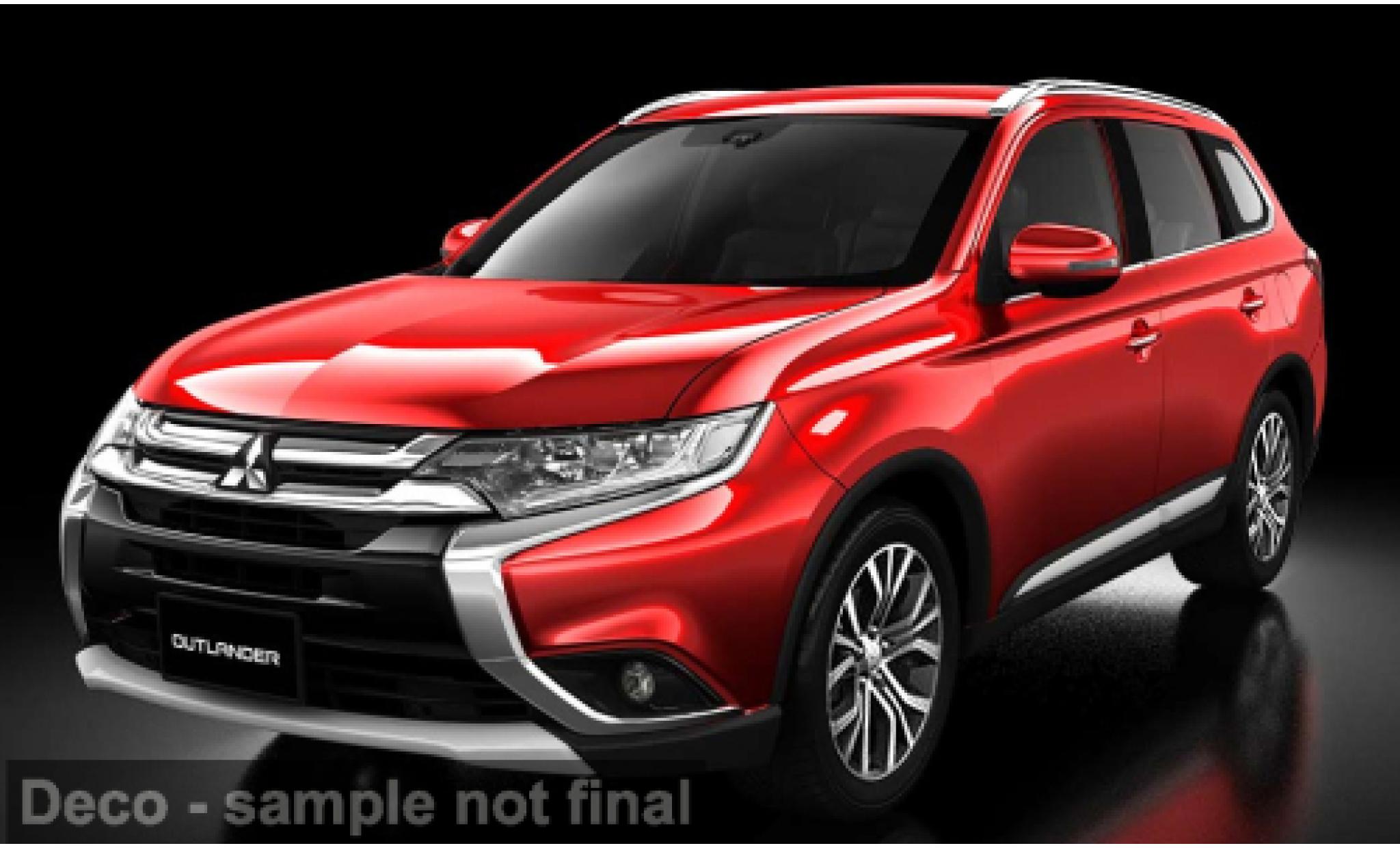 Mitsubishi Outlander 1/43 Vitesse rood 2018 1:43 modelauto