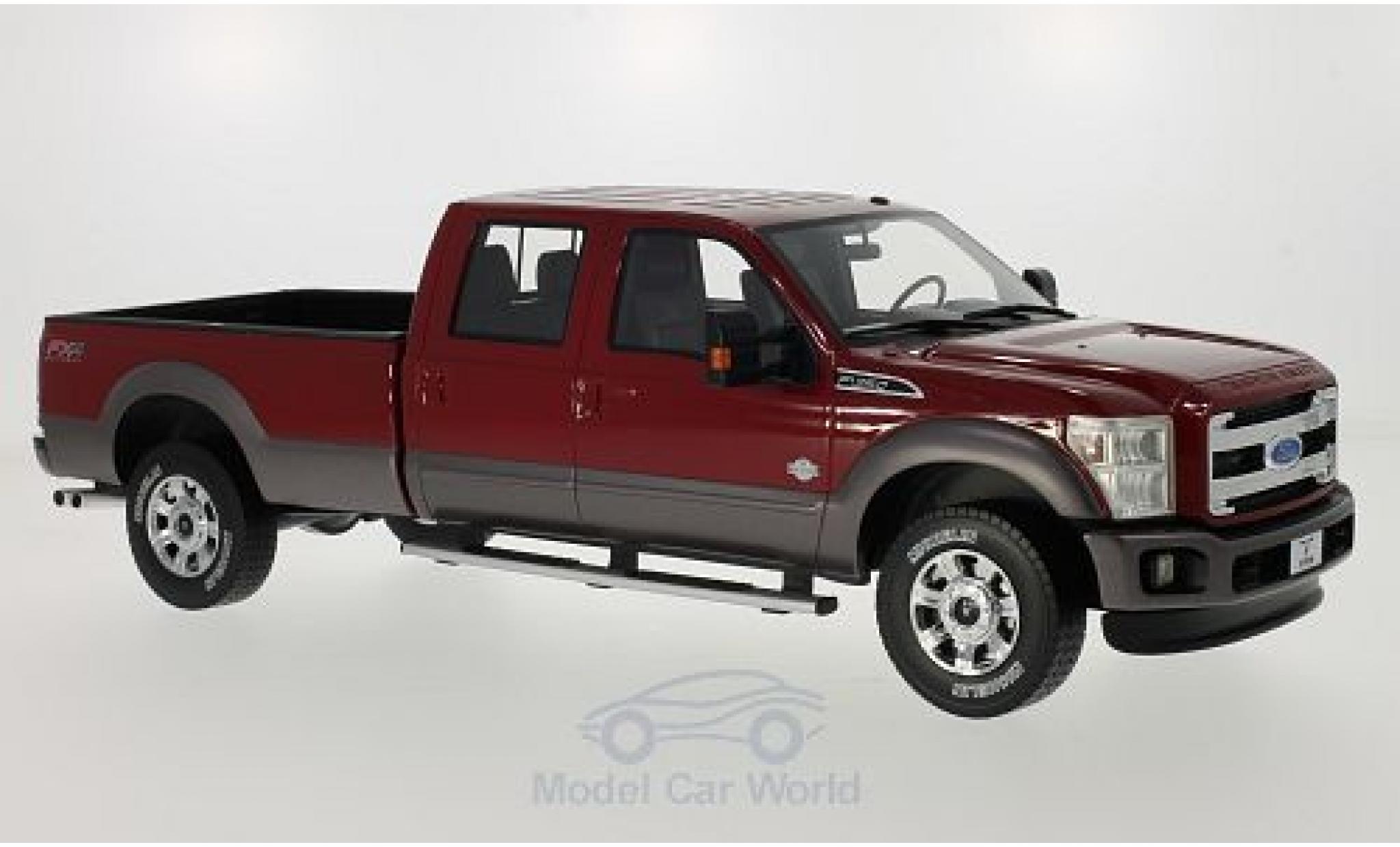 Ford F-350 1/18 Model 777 King Ranch rood 2016 modelauto