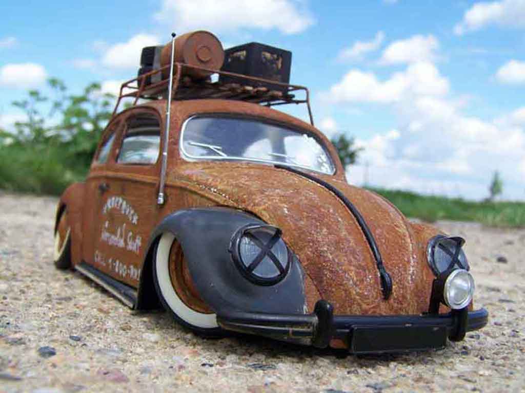 Volkswagen Kafer 1/18 Burago coccinelle kafer ratte modelauto