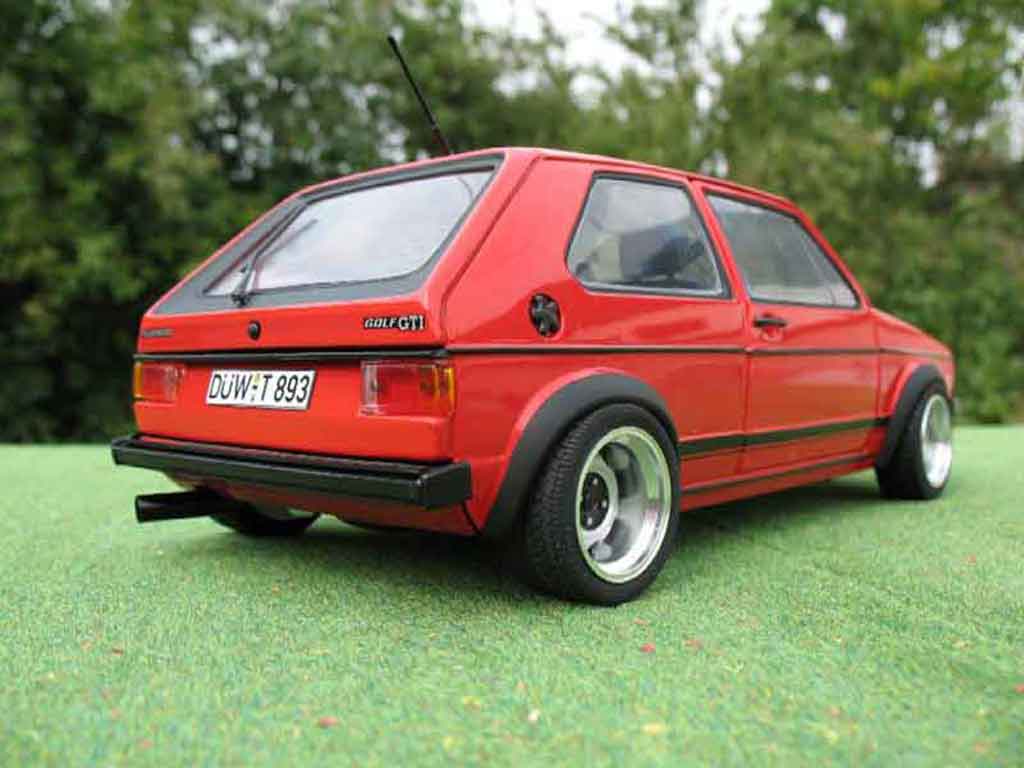 Volkswagen Golf GTI jantes ATS 13 pouces rood 1/18 Solido