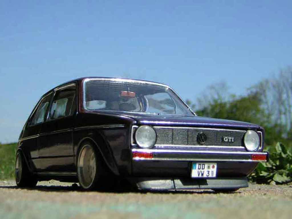 Volkswagen Golf 1 GTI 1/18 Solido jantes Tramont 1 GTI german look modelauto